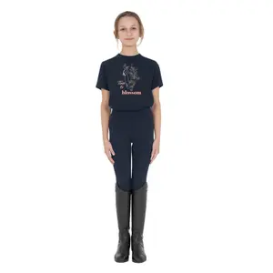Girl's cotton T-shirt Equestro Time To Blossom image-1