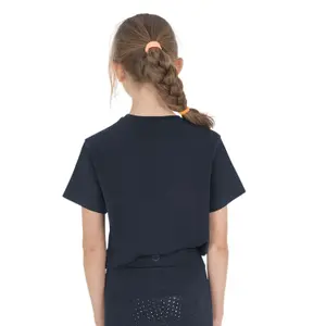 Girl's cotton T-shirt Equestro Horse Team image-2