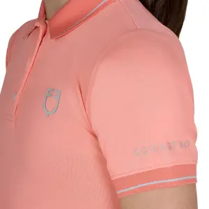 Polo Ιππασίας Slim Fit Παιδί Equestro image-3