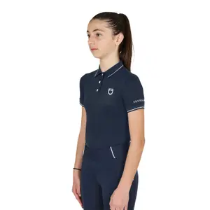 Polo Ιππασίας Slim Fit Παιδί Equestro image-1