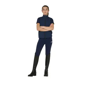 Children's Nylon Sleeveless Riding Jacket Equestro image-0