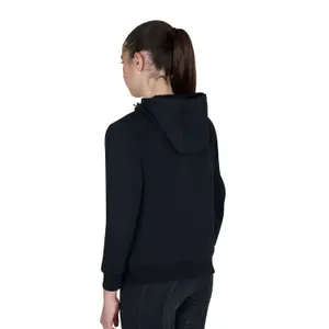 Hooded sweatshirt with children's logo Equestro Shiny image-2