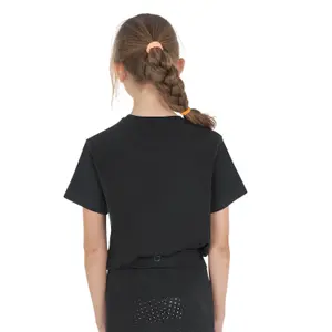 Girl's cotton T-shirt Equestro Horse Team image-3