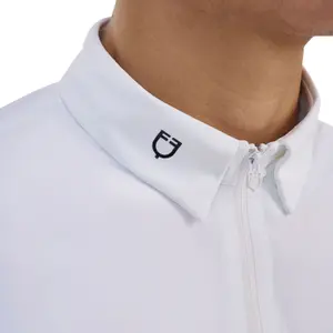 Zip-up competition polo Equestro Ridertechnology image-3