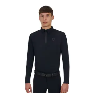 Long-sleeved competition polo Equestro Ridertechnology