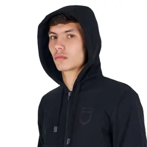 Hooded sweatshirt with logo Equestro Shiny image-3