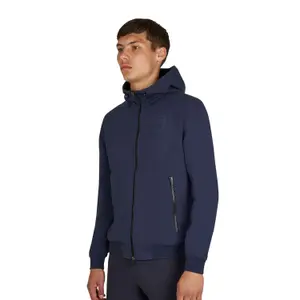 Hooded sweatshirt with logo Equestro Shiny image-2