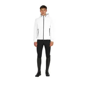 Hooded sweatshirt with logo Equestro Shiny image-0