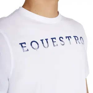 T-shirt avec lettrage sur la poitrine Equestro image-3