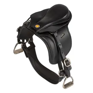 Leren dressuurzadel voor paarden Equestro image-2