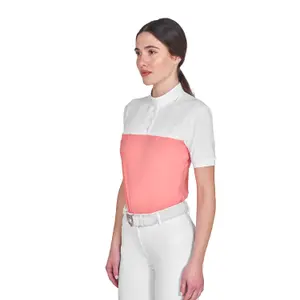 Women's Technical Fabric and Mesh Competition Polo Equestro image-2