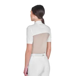Women's Technical Fabric and Mesh Competition Polo Equestro image-1
