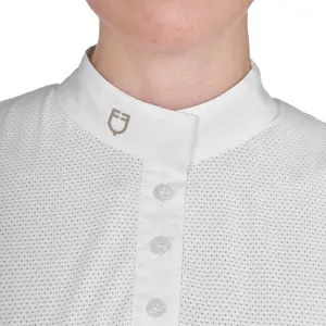 Women's Technical Fabric and Mesh Competition Polo Equestro image-3