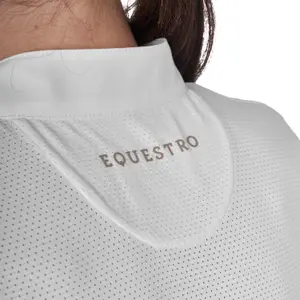 Women's Technical Fabric and Mesh Competition Polo Equestro image-4