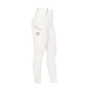 Women's full grip riding leggings Equestro Classic image-2