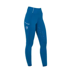 Women's full grip riding leggings Equestro Classic image-2