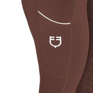 Women's full grip riding leggings Equestro Classic image-3