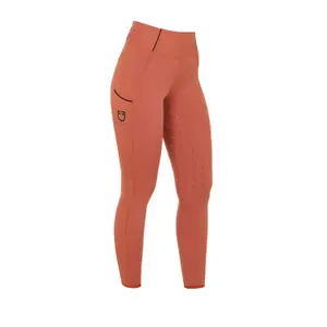 Women's full grip riding leggings Equestro Classic image-2