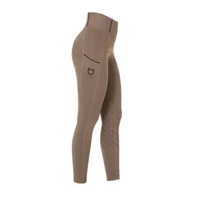 Women's full grip riding leggings Equestro Classic image-2