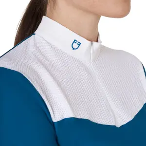 Polo de competição de manga comprida para mulher Equestro image-4
