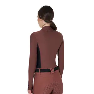 Polo de competición de manga larga para mujer Equestro image-1