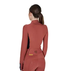 Polo de competición de manga larga para mujer Equestro image-2