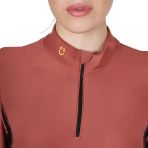 Polo de competición de manga larga para mujer Equestro image-3