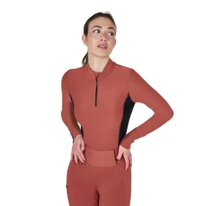 Polo de competición de manga larga para mujer Equestro image-1