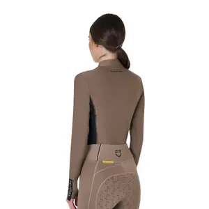 Polo de competición de manga larga para mujer Equestro image-2