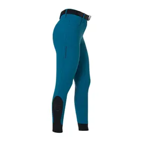 High-waisted full grip competition trousers for women Equestro image-2