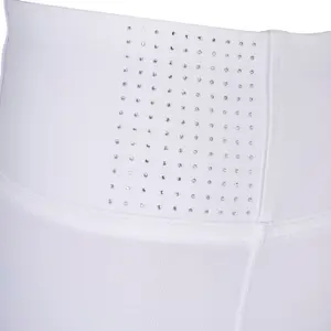 Leggings de equitação full grip para mulher Equestro Rhinestones image-3