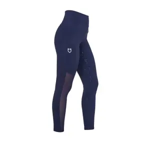 Women's Full Grip Micro-Mesh Riding Leggings Equestro image-3