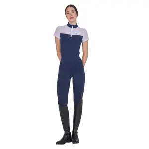 Women's Full Grip Micro-Mesh Riding Leggings Equestro image-1