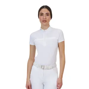 Polo διαγωνισμού μακρύ γυναικείο Equestro Ridertechnology image-0