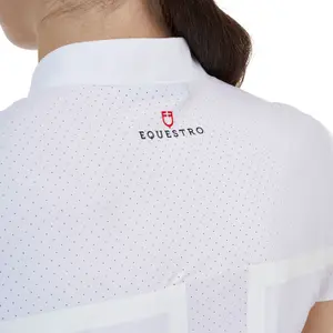 Polo διαγωνισμού μακρύ γυναικείο Equestro Ridertechnology image-4