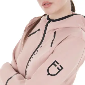 Women's zip-up hoodie sweatshirt Equestro image-3