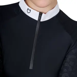 Women's long sleeve competition polo shirt Equestro image-4