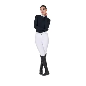 Women's long sleeve competition polo shirt Equestro image-2