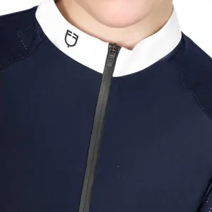 Women's long-sleeved competition polo shirt Equestro image-4