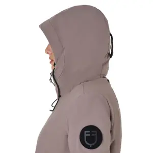 Women's waterproof hooded riding jacket Equestro image-4