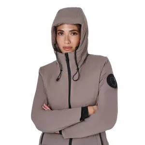 Women's waterproof hooded riding jacket Equestro image-3