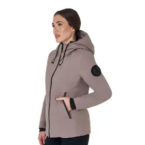 Women's waterproof hooded riding jacket Equestro image-2