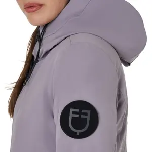 Women's waterproof hooded riding jacket Equestro image-3