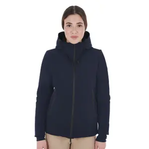 Women's waterproof hooded riding jacket Equestro image-0