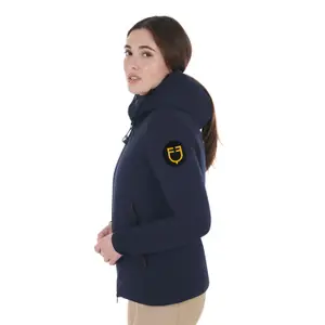 Women's waterproof hooded riding jacket Equestro image-3