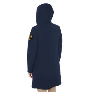 Plumífero largo con capucha de mujer Equestro image-3