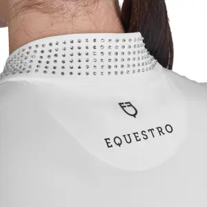 Getaillefd trainingsshirt voor dames ruitersport Equestro image-2