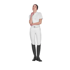 Getaillefd trainingsshirt voor dames ruitersport Equestro image-1