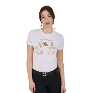 Γυναικείο βαμβακερό T-shirt Equestro Lamina Horse Club image-1