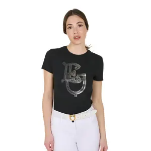 Γυναικείο βαμβακερό T-shirt Equestro Lamina Monogram image-1